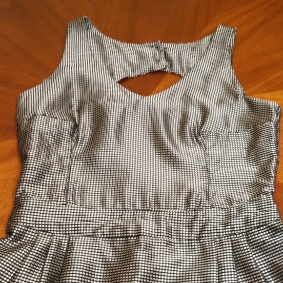 Lucca Couture black white checked mini dress NWT - Picture 6 of 8